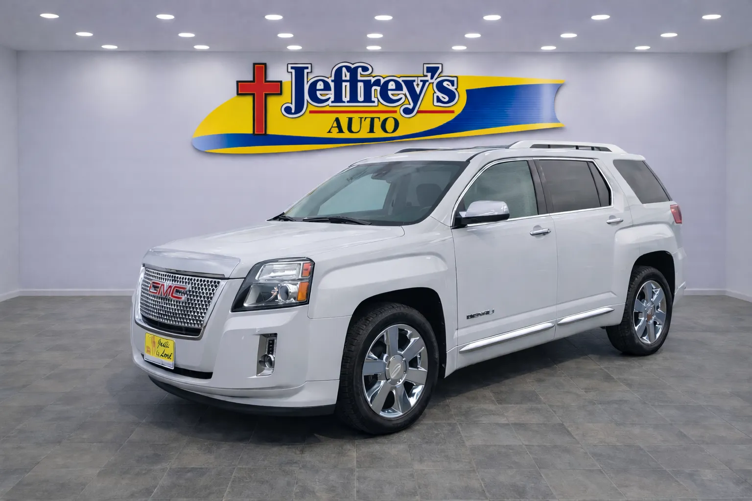 White 2015 GMC TERRAIN DENALI for sale in Scottsburg, IN