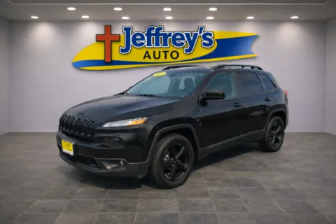 Black 2016 JEEP CHEROKEE LIMITED for sale in Scottsburg, IN