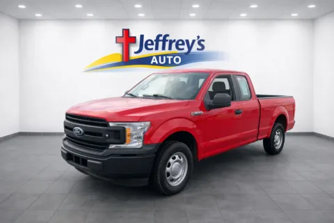 Red 2018 FORD F-150 XL for sale in Scottsburg, IN