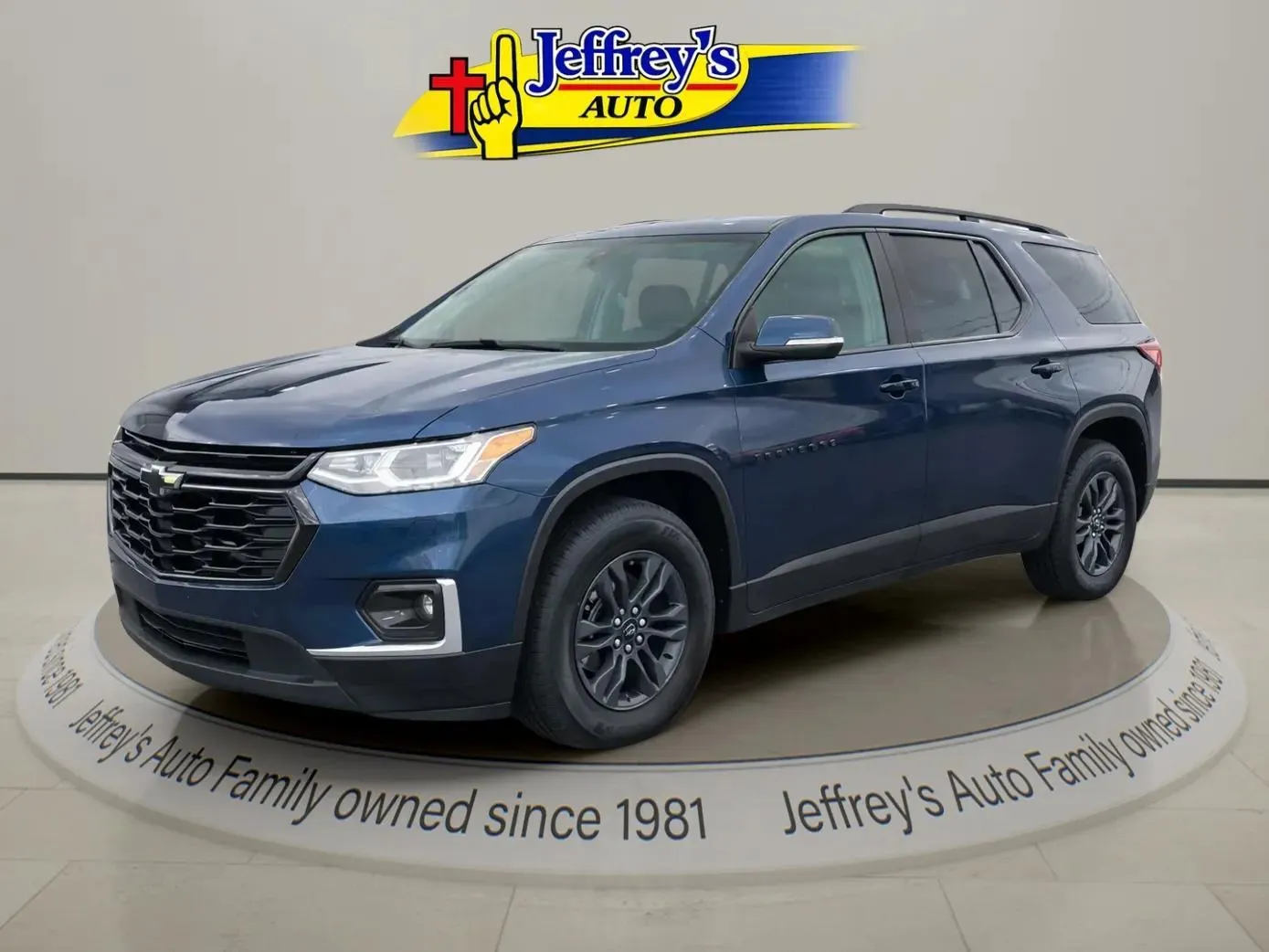 Blue 2022 CHEVROLET TRAVERSE LT CLOTH for sale in Scottsburg, IN