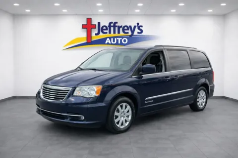 Blue 2014 CHRYSLER TOWN AND COUNTR TOURING for sale in Scottsburg, IN