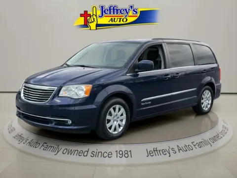 Blue 2014 CHRYSLER TOWN AND COUNTR TOURING for sale in Scottsburg, IN