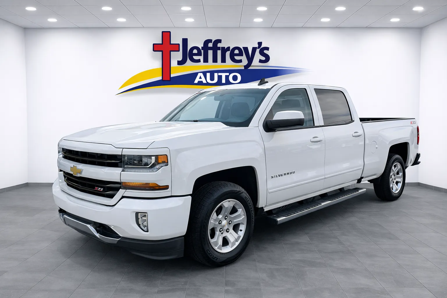 White 2017 CHEVROLET SILVERADO 1500 LT for sale in Scottsburg, IN
