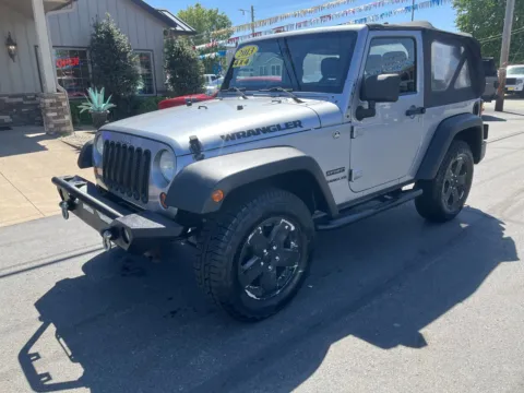 Silver 2013 JEEP WRANGLER SPORT for sale in Scottsburg, IN