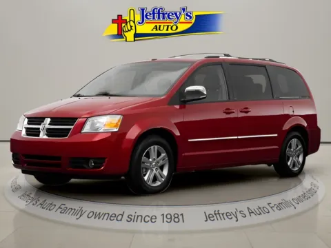 Red 2008 DODGE GRAND CARAVAN SXT for sale in Scottsburg, IN