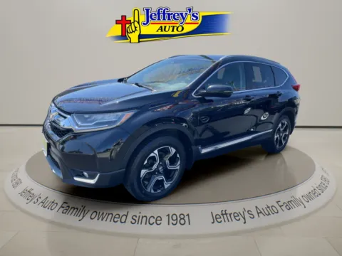 Black 2017 HONDA CR-V TOURING for sale in Scottsburg, IN