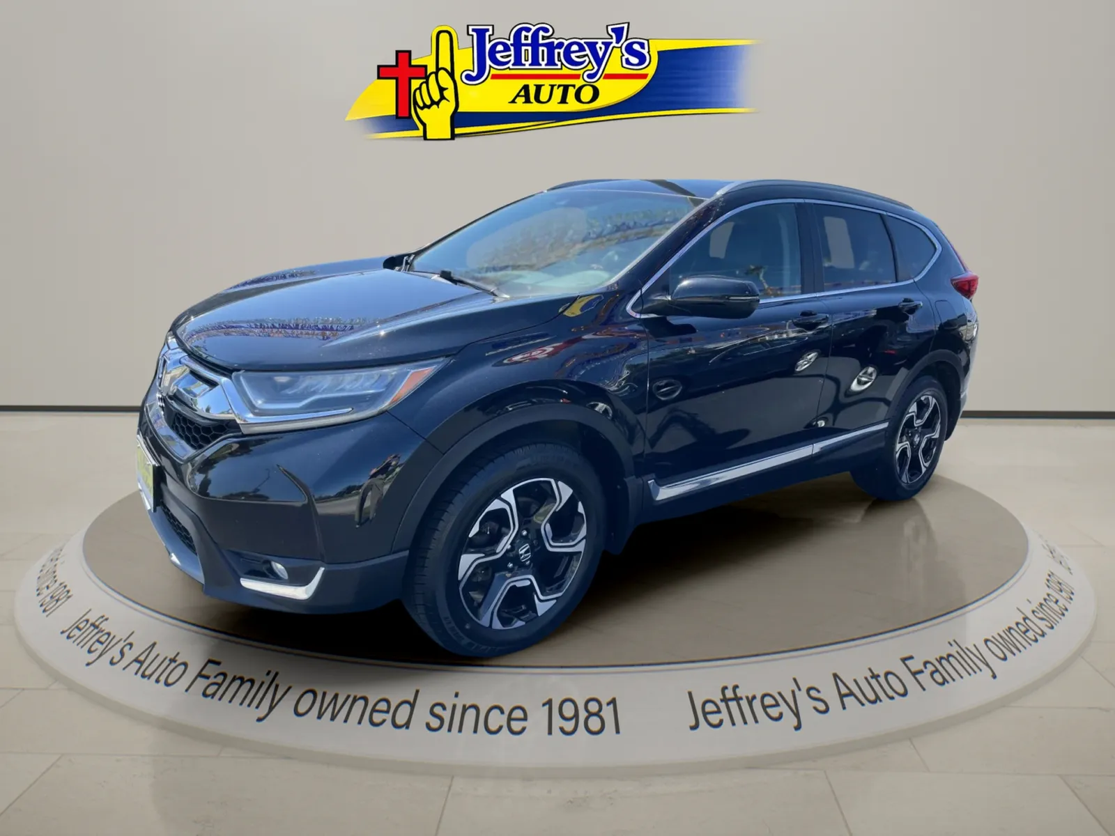 Black 2017 HONDA CR-V TOURING for sale in Scottsburg, IN