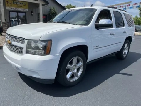 White 2011 CHEVROLET TAHOE LTZ for sale in Scottsburg, IN