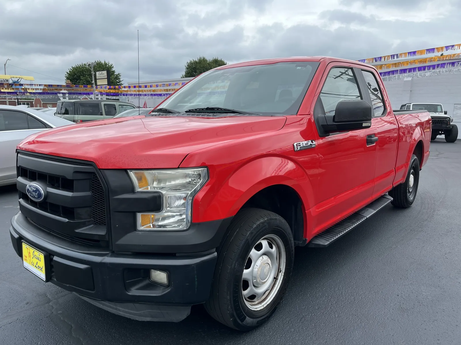 Red 2015 FORD F-150 XL for sale in Scottsburg, IN