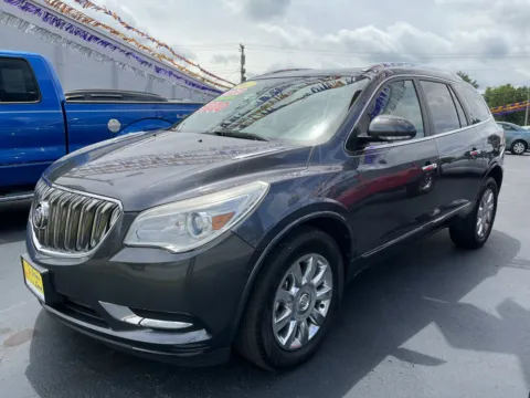 Gray 2013 BUICK ENCLAVE LEATHER for sale in Scottsburg, IN