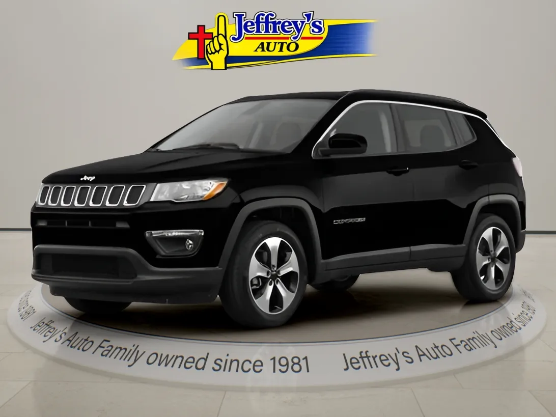 Black 2019 JEEP COMPASS LATITUDE for sale in Scottsburg, IN