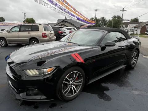 Black 2016 FORD MUSTANG ECOBOOST PREMIUM for sale in Scottsburg, IN