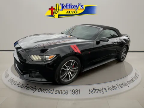 Black 2016 FORD MUSTANG ECOBOOST PREMIUM for sale in Scottsburg, IN