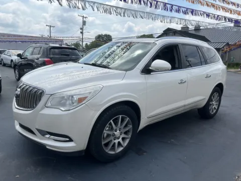 White 2013 BUICK ENCLAVE LEATHER for sale in Scottsburg, IN