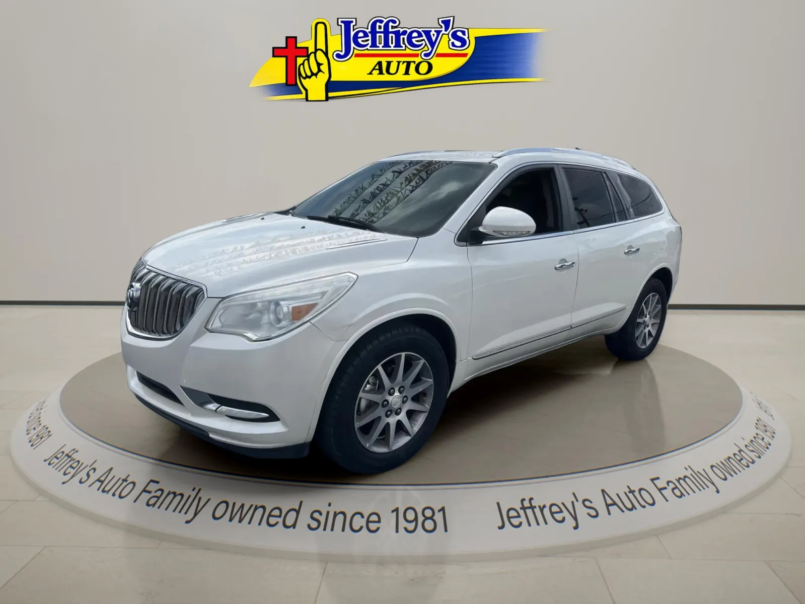 White 2013 BUICK ENCLAVE LEATHER for sale in Scottsburg, IN