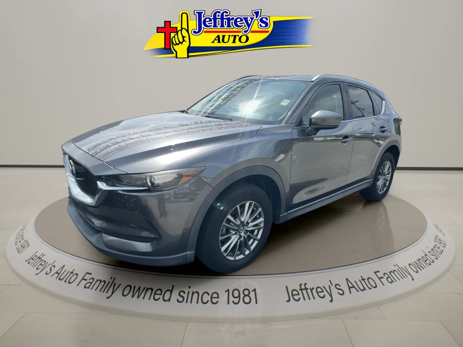 Gray 2017 MAZDA CX-5 TOURING for sale in Scottsburg, IN