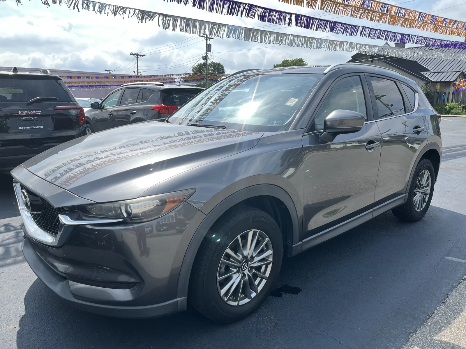 Gray 2017 MAZDA CX-5 TOURING for sale in Scottsburg, IN