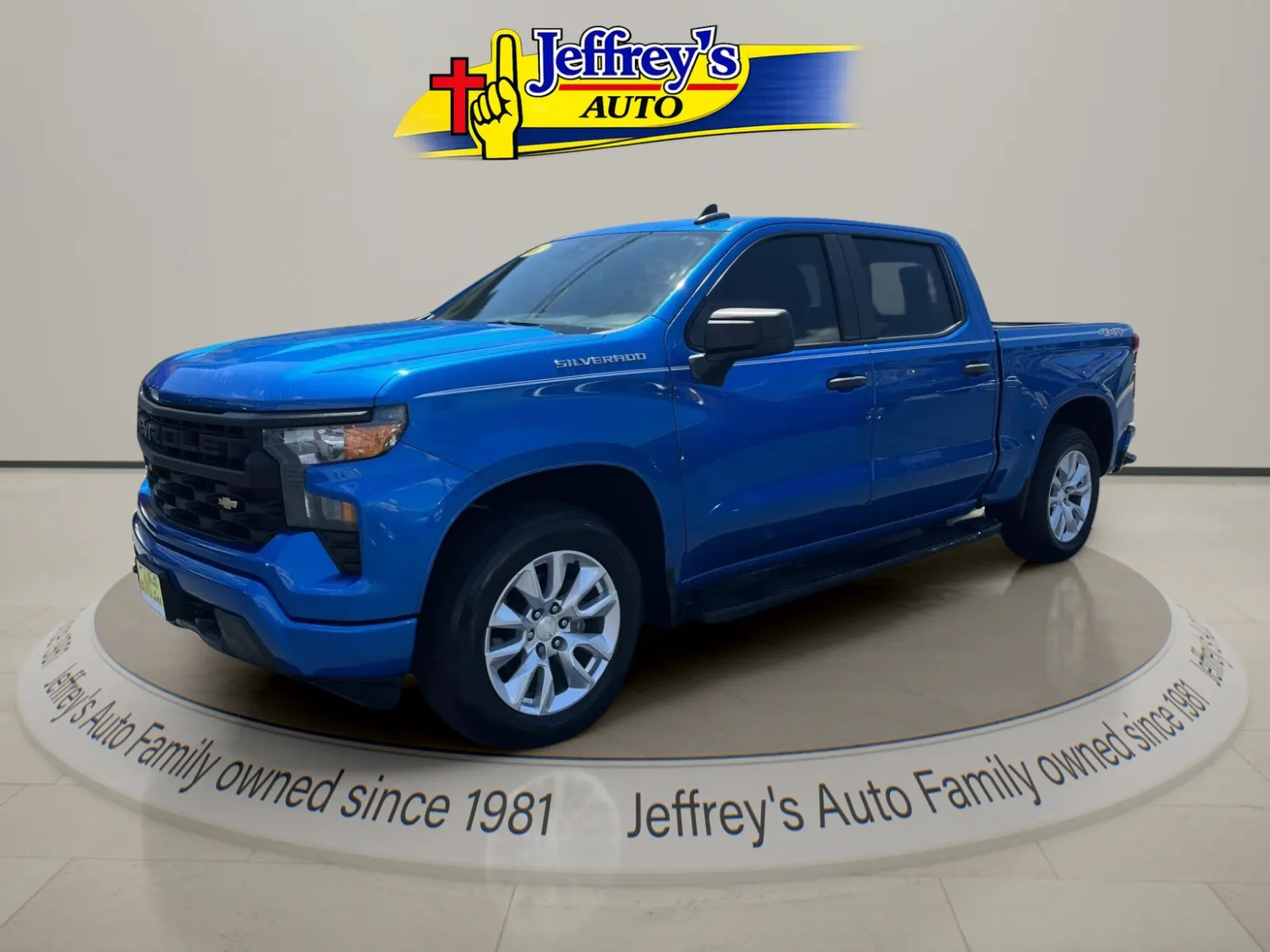 Blue 2022 CHEVROLET SILVERADO 1500 CUSTOM for sale in Scottsburg, IN
