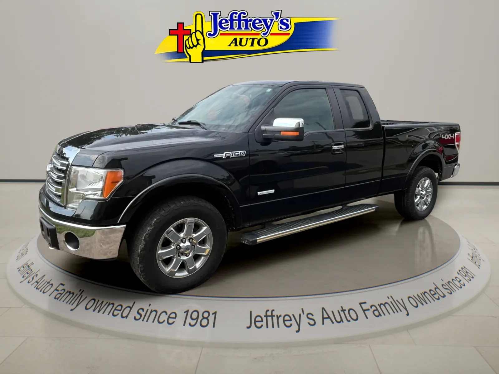 Black 2014 FORD F-150 LARIAT for sale in Scottsburg, IN