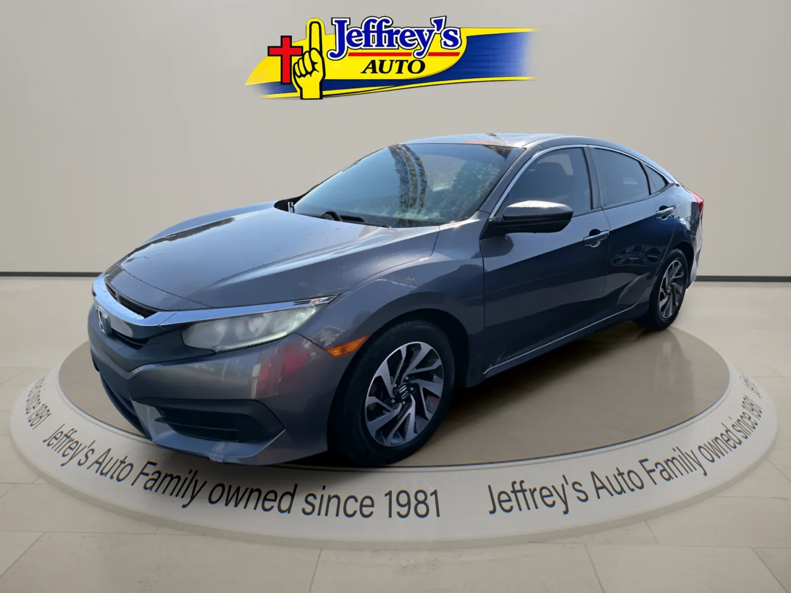 Gray 2016 HONDA CIVIC EX for sale in Scottsburg, IN