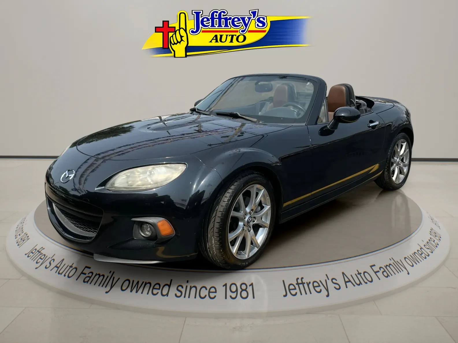 Black 2015 MAZDA MX-5 MIATA GRAND TOURING for sale in Scottsburg, IN
