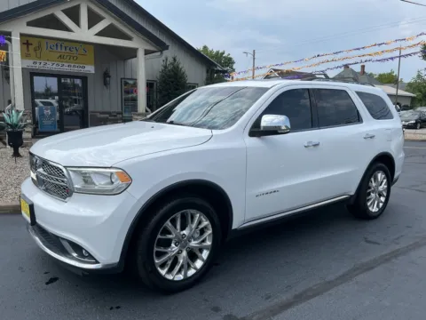 White 2014 DODGE DURANGO CITADEL for sale in Scottsburg, IN