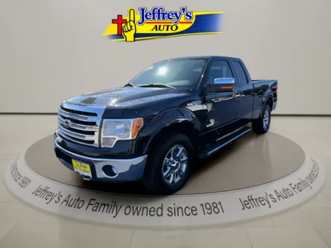 Black 2014 FORD F-150 LARIAT for sale in Scottsburg, IN