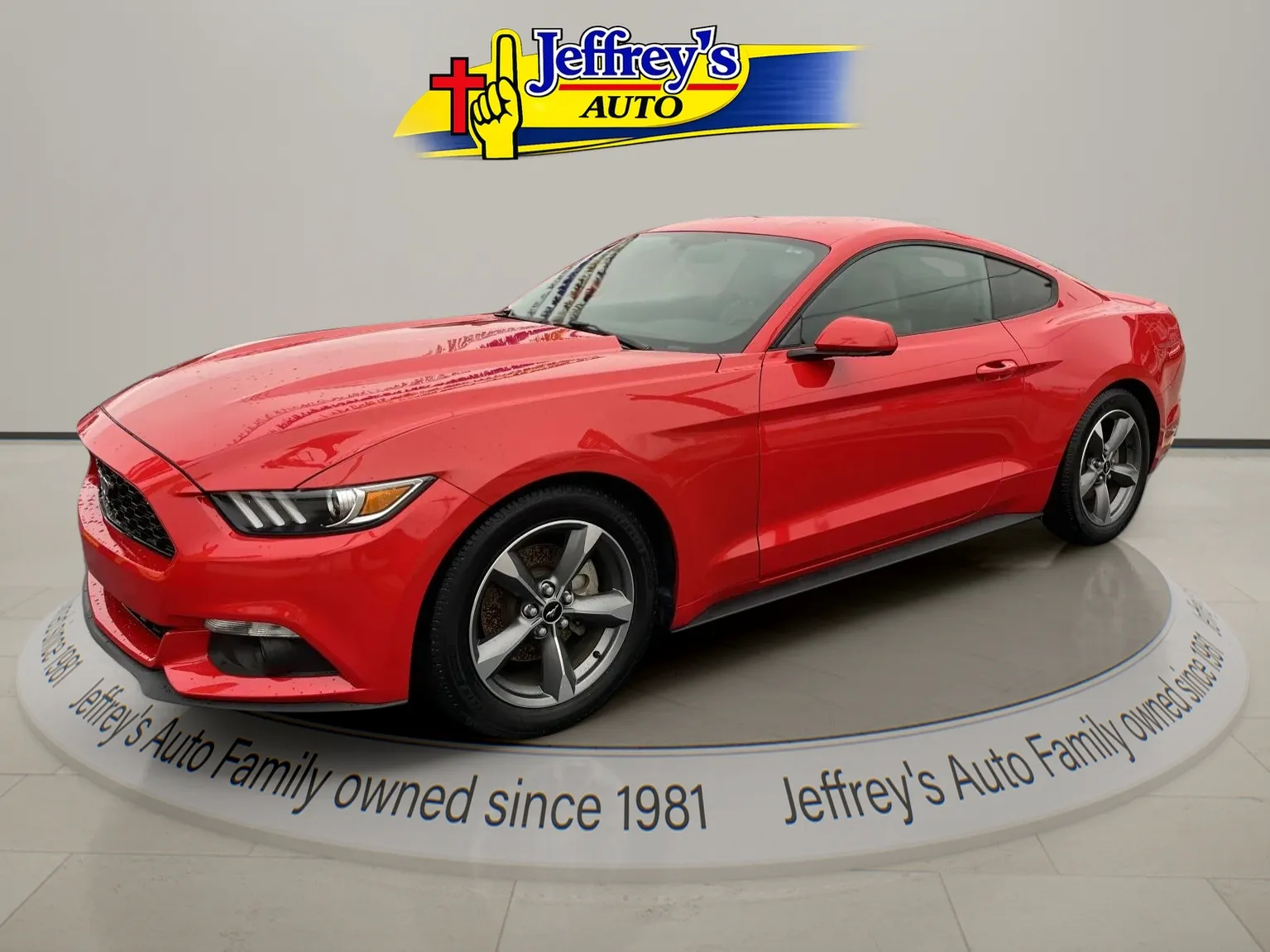 Red 2016 FORD MUSTANG ECOBOOST for sale in Scottsburg, IN