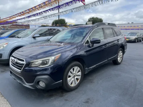 Blue 2018 SUBARU OUTBACK 2.5I PREMIUM for sale in Scottsburg, IN