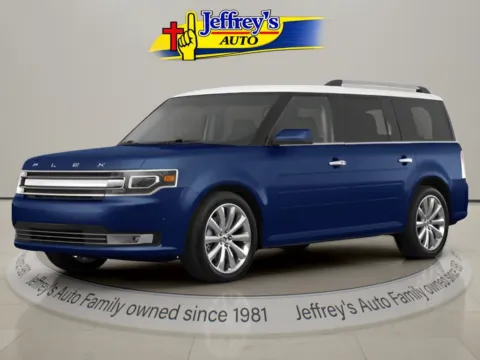Blue 2017 FORD FLEX LIMITED for sale in Scottsburg, IN
