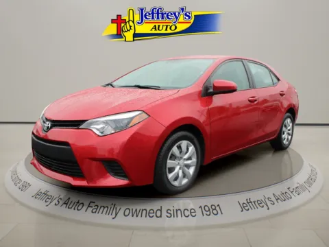 Red 2014 TOYOTA COROLLA L for sale in Scottsburg, IN