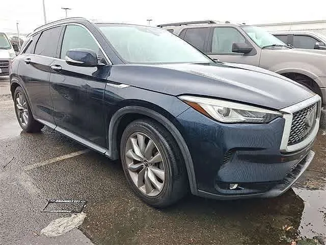 Blue 2019 INFINITI QX50 LUXE for sale in Madison, NC