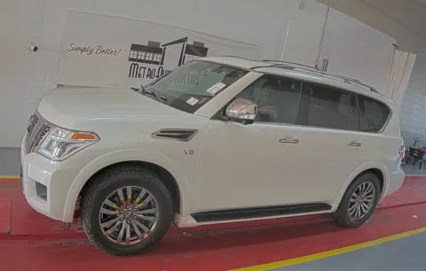 White 2019 Nissan Armada Platinum for sale in Madison, NC