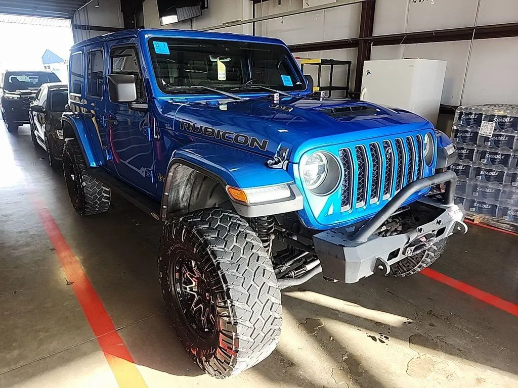 Blue 2021 Jeep Wrangler Unlimited Rubicon 392 for sale in Madison, NC