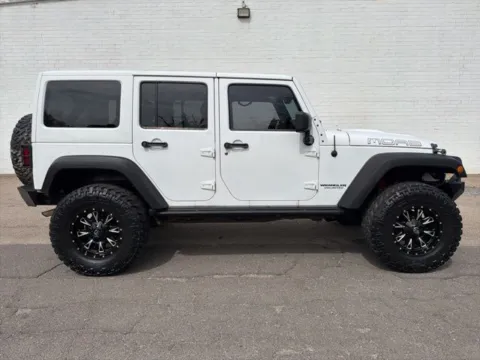 White 2013 Jeep Wrangler Unlimited Sahara for sale in Madison, NC