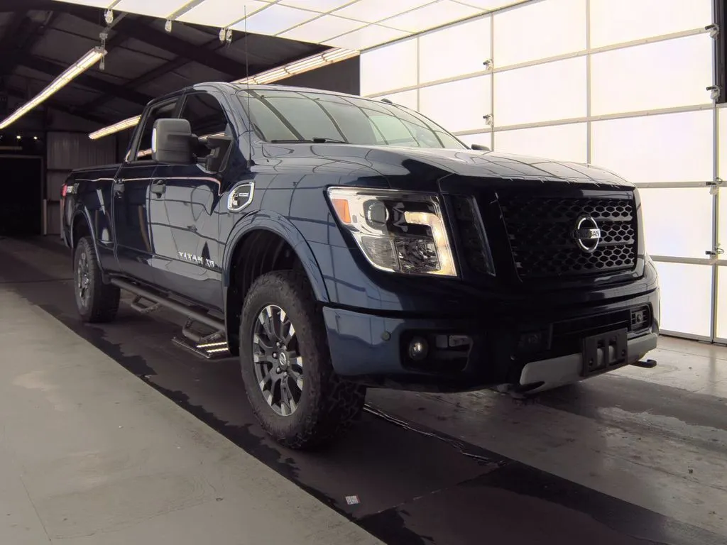 Blue 2018 Nissan Titan XD PRO-4X for sale in Madison, NC