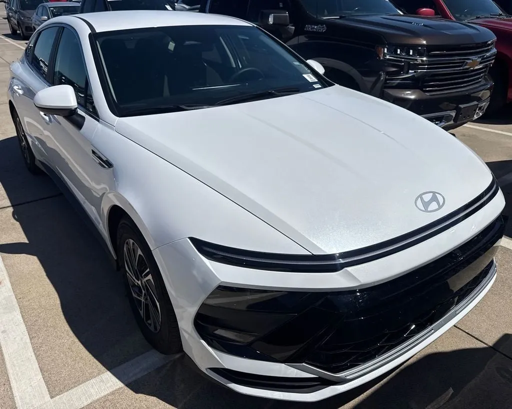 White 2026 Hyundai Sonata Hybrid Blue for sale in Madison, NC