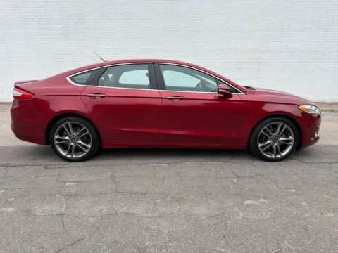 Red 2014 Ford Fusion Titanium for sale in Madison, NC