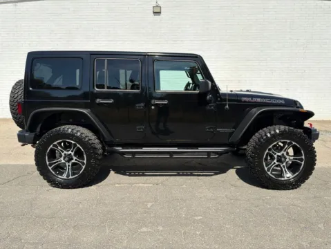 Black 2016 Jeep Wrangler Unlimited Rubicon for sale in Madison, NC