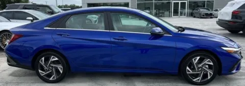 Blue 2024 Hyundai Elantra Hybrid Limited for sale in Madison, NC