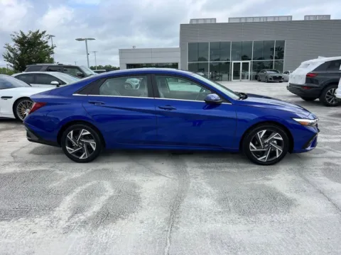 Blue 2024 Hyundai Elantra Hybrid Limited for sale in Madison, NC
