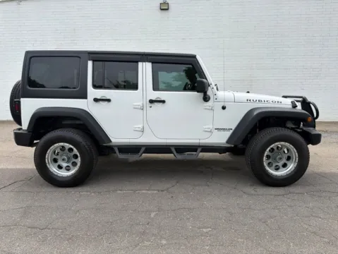 White 2011 Jeep Wrangler Unlimited Rubicon for sale in Madison, NC