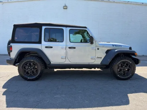 Silver 2023 Jeep Wrangler Willys 4xe for sale in Madison, NC