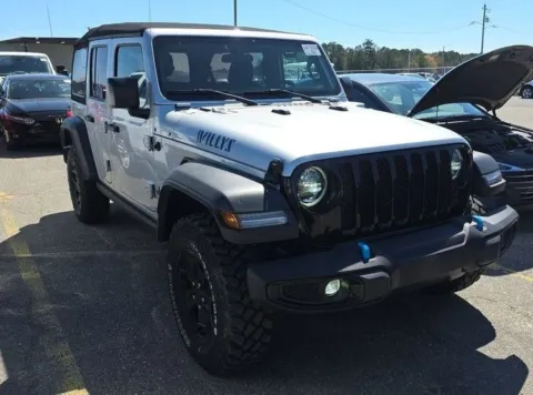 Silver 2023 Jeep Wrangler Willys 4xe for sale in Madison, NC