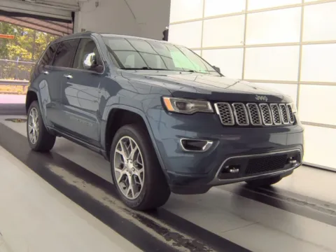 Blue 2021 Jeep Grand Cherokee Overland for sale in Madison, NC