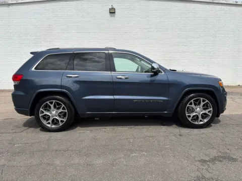 Blue 2021 Jeep Grand Cherokee Overland for sale in Madison, NC