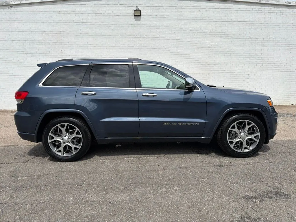 Blue 2021 Jeep Grand Cherokee Overland for sale in Madison, NC