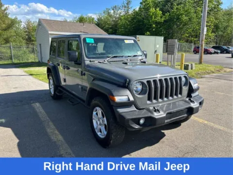 Gray 2022 Jeep Wrangler Unlimited Sport RHD for sale in Madison, NC