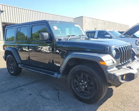 Black 2021 Jeep Wrangler Unlimited Sport RHD for sale in Madison, NC