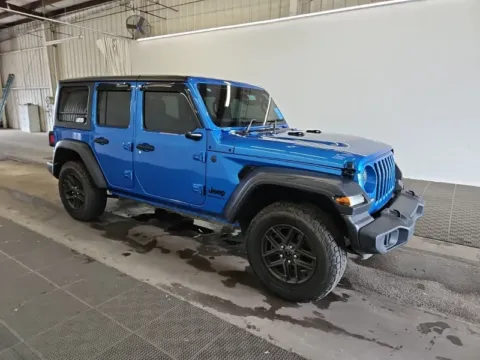 Blue 2024 Jeep Wrangler Sport RHD for sale in Madison, NC